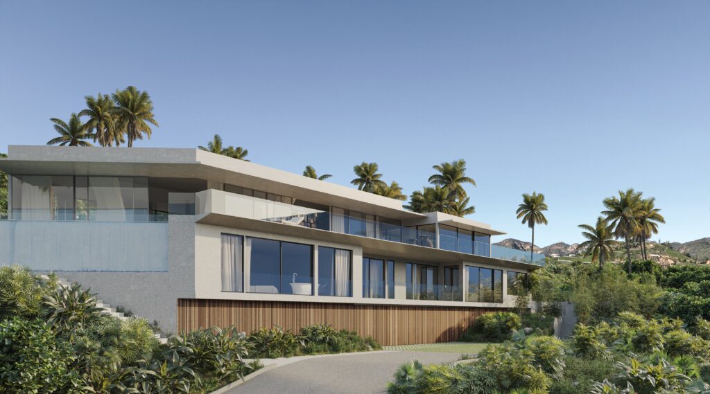 Casa en Malibú. Vista general.